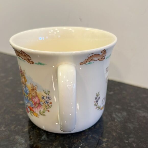 Royal Doulton Bunnykins christening mug - Picture 3 of 6